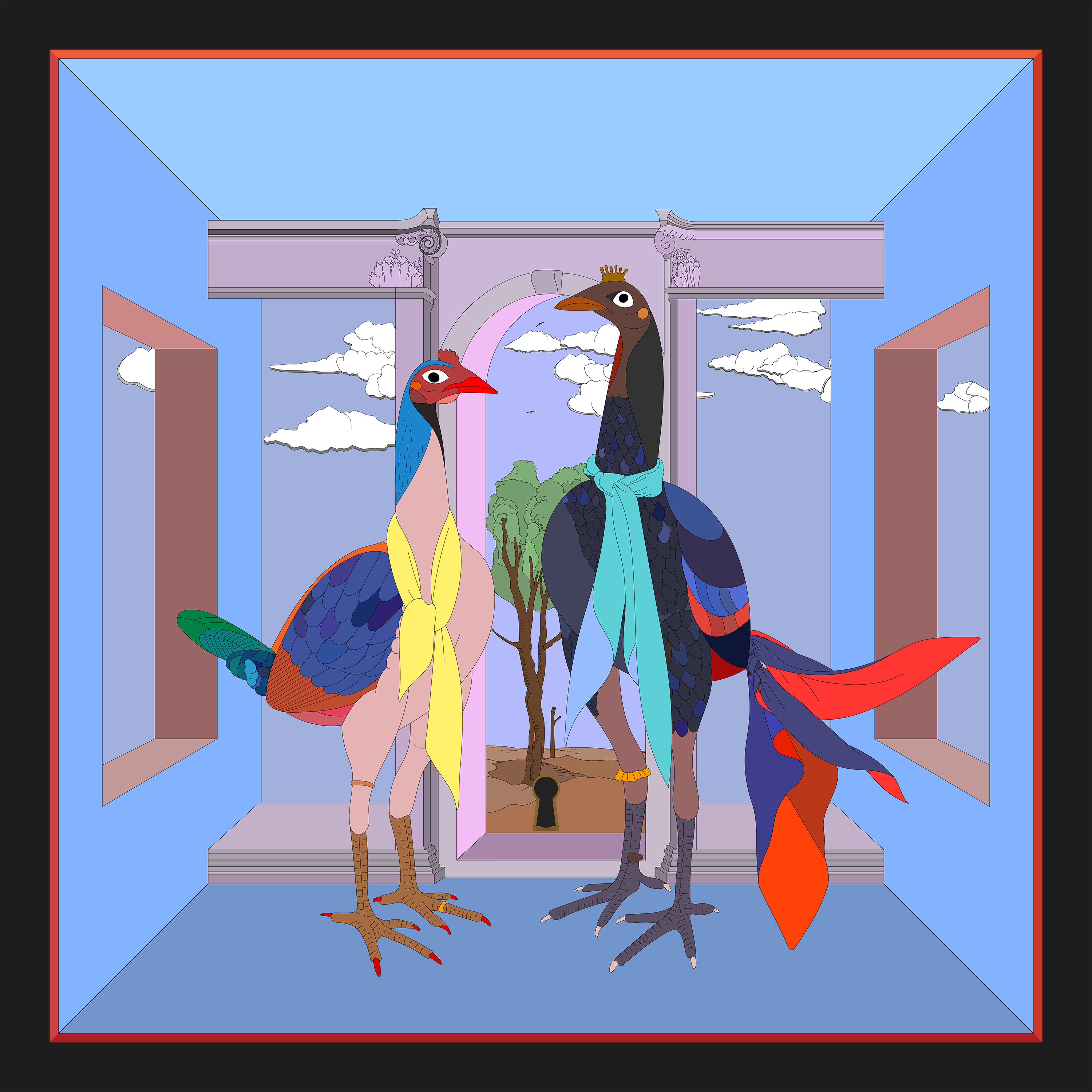 Relationship (1350) - Anthropomorphic Series III