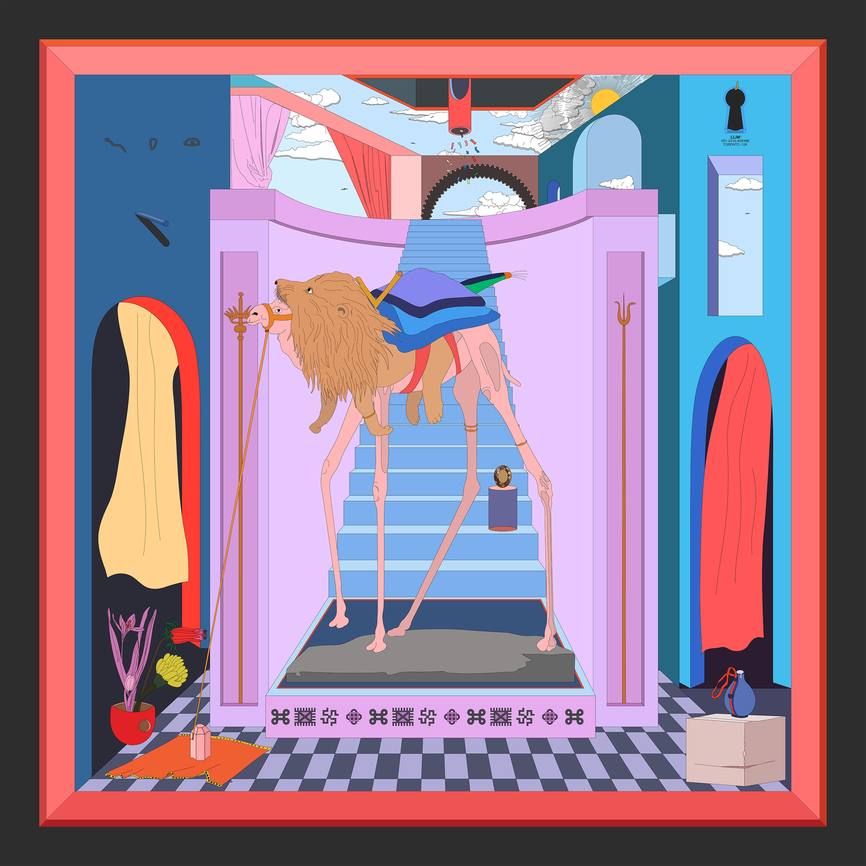 The Journey of the Camel with a Lion's Skin