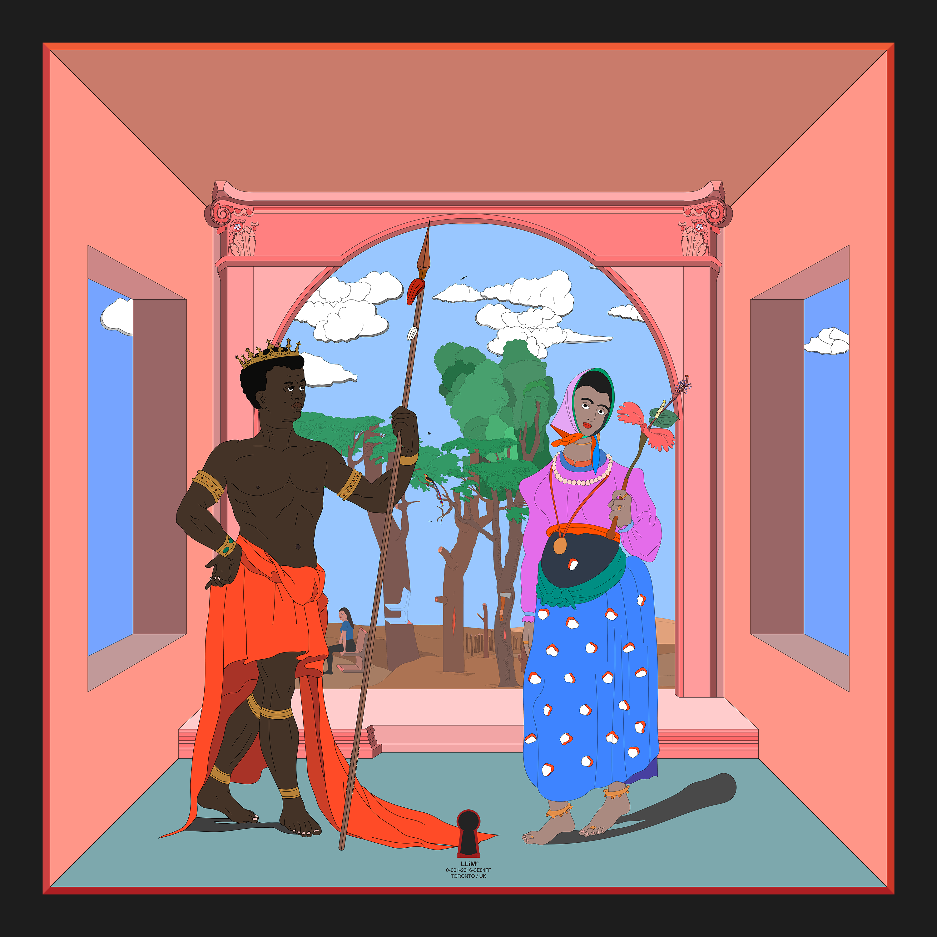 Ashanti Warrior and a Belle - Love is a high-order