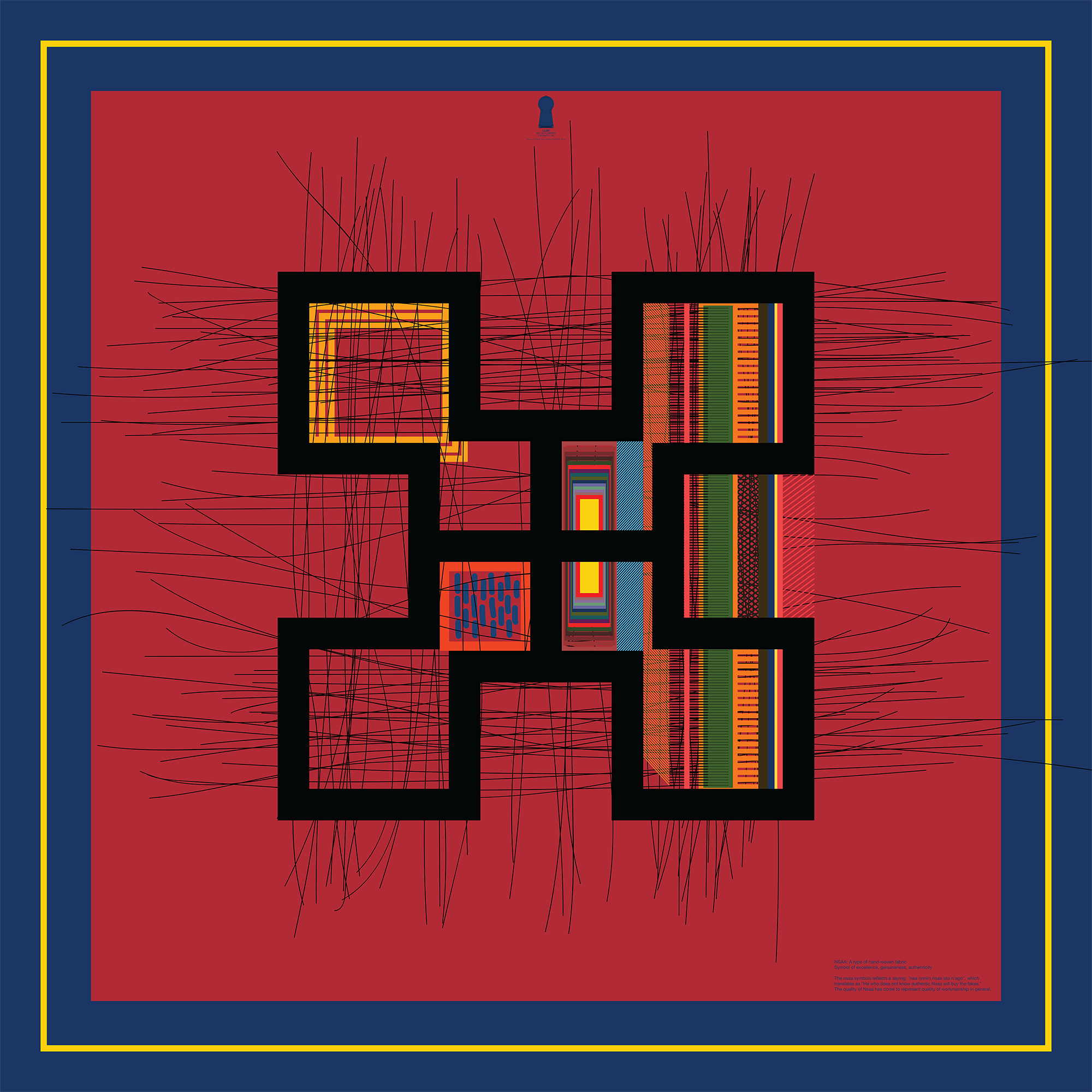 NSAA - A type of hand woven fabric