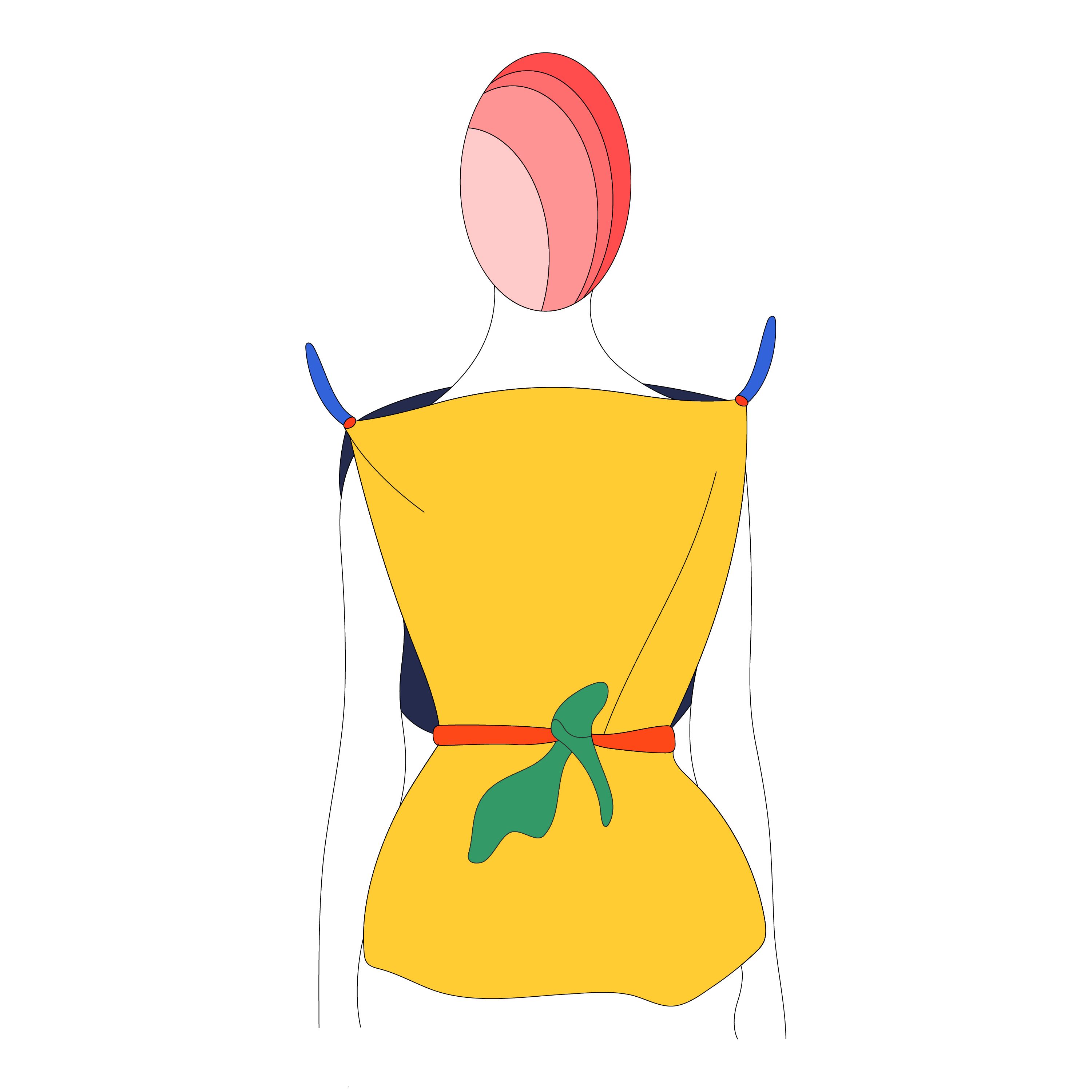 The water is at my knee