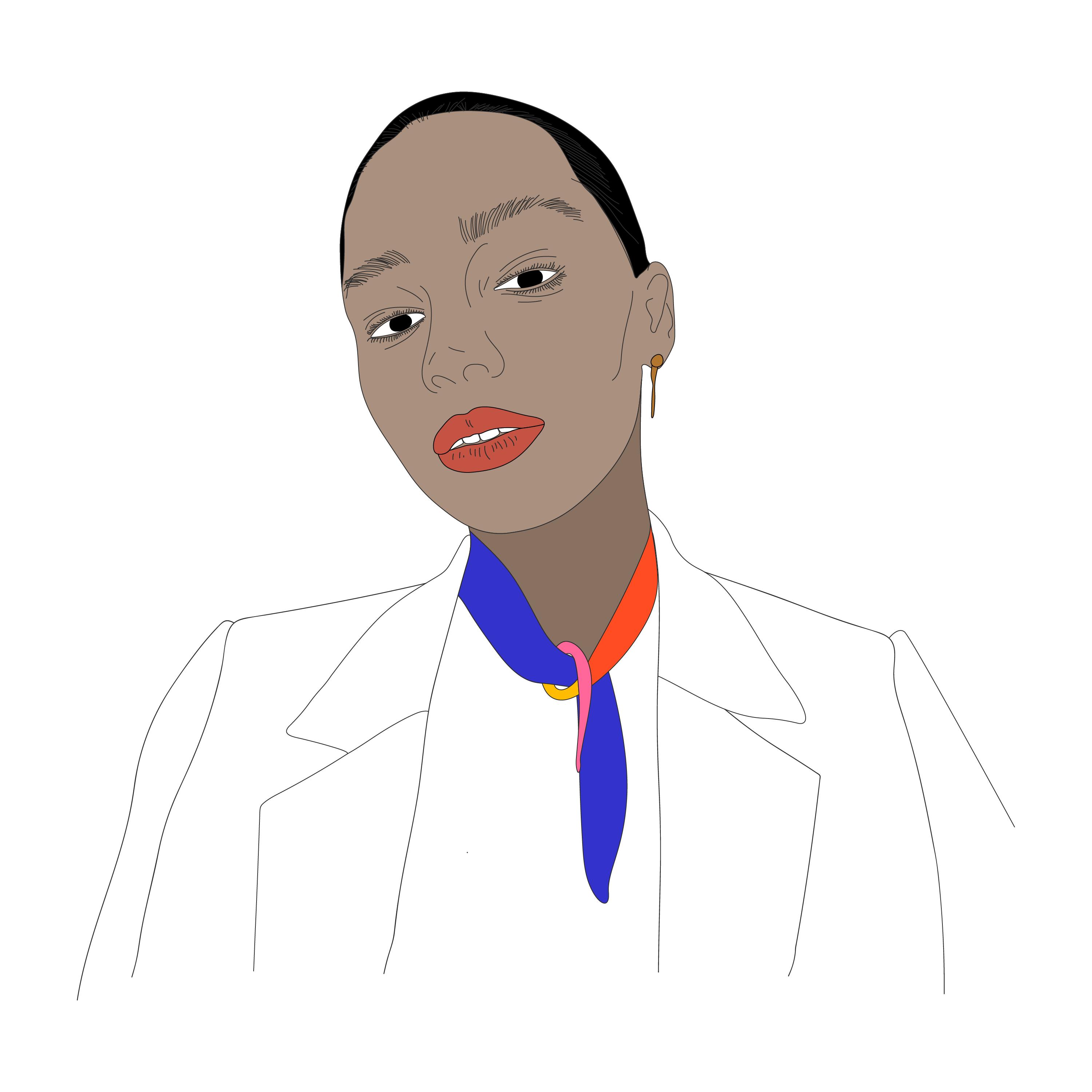 Bese Saka - Sack of cola nuts - affluence, abundance, unity